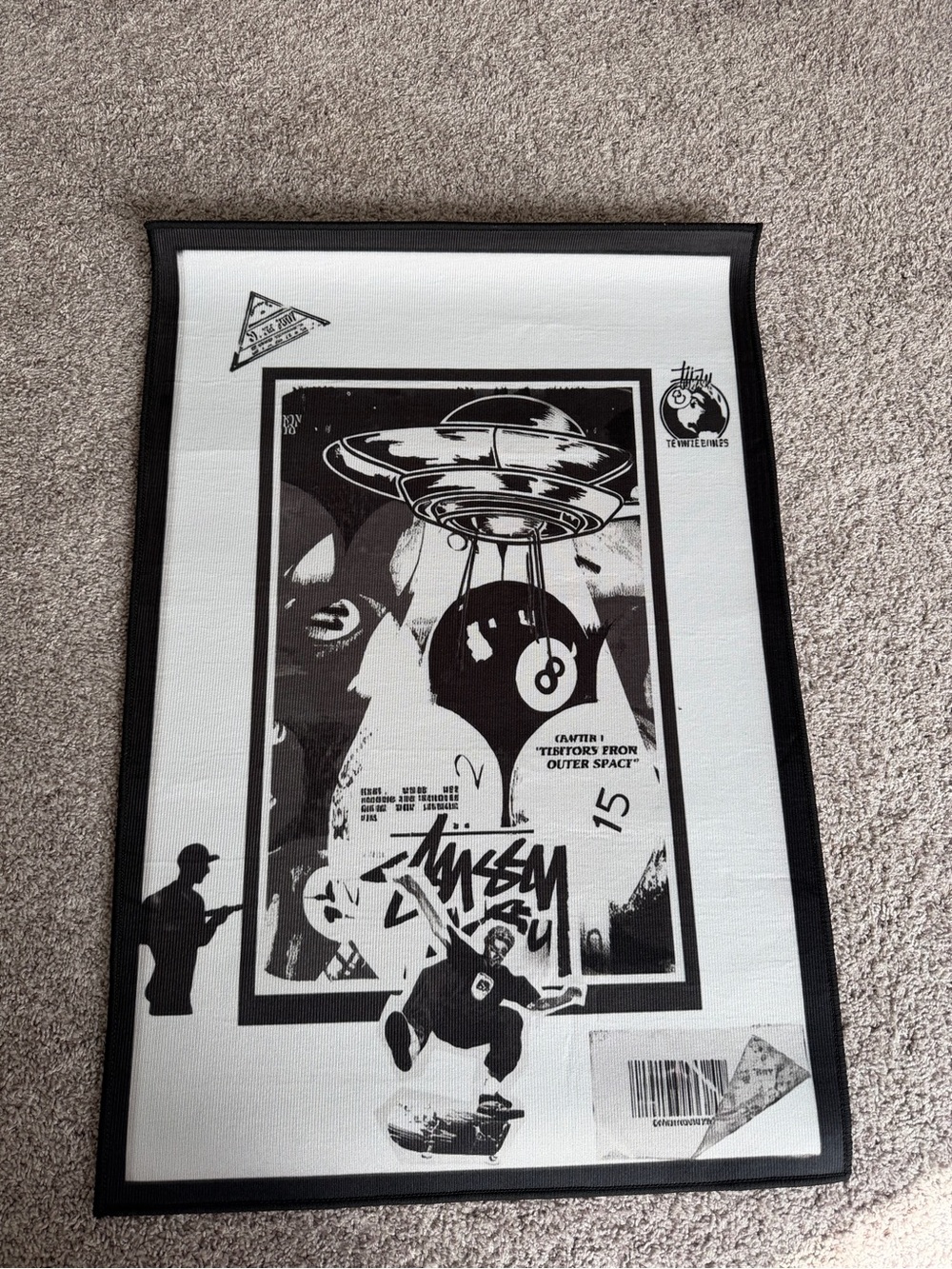 Stussy Black & White Rug